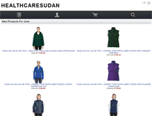 Tablet Screenshot of healthcaresudan.org.uk